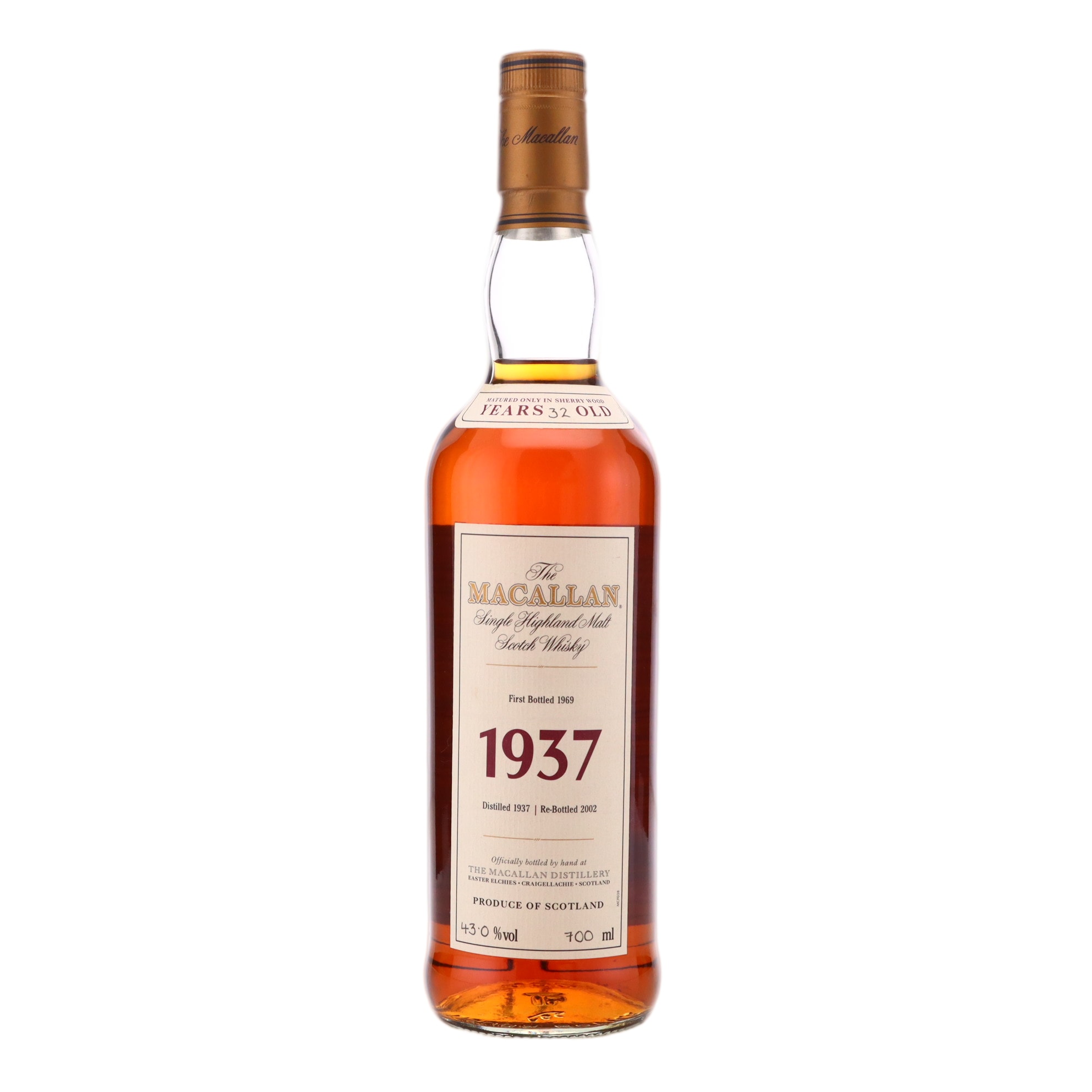 Macallan 1937 Fine & Rare 32 Year Old | Whisky Auctioneer