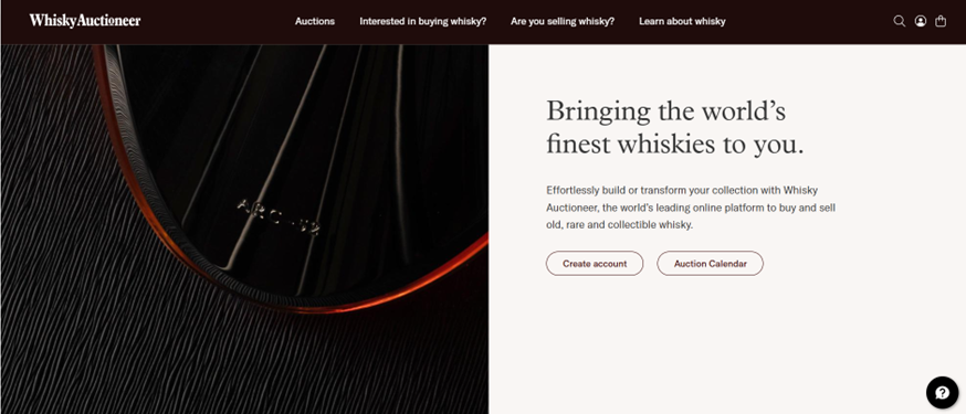 Whisky Auctioneer New Website