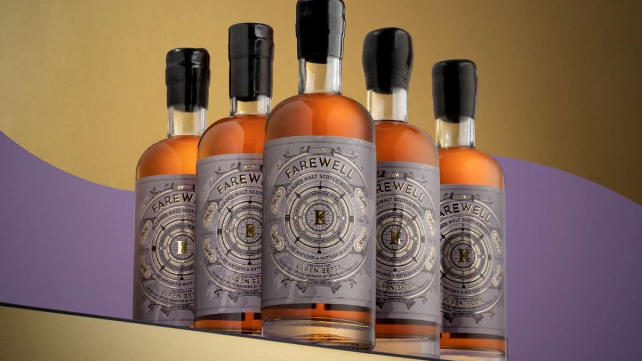 Karen Betts Farewell Blended Scotch Whisky SWA