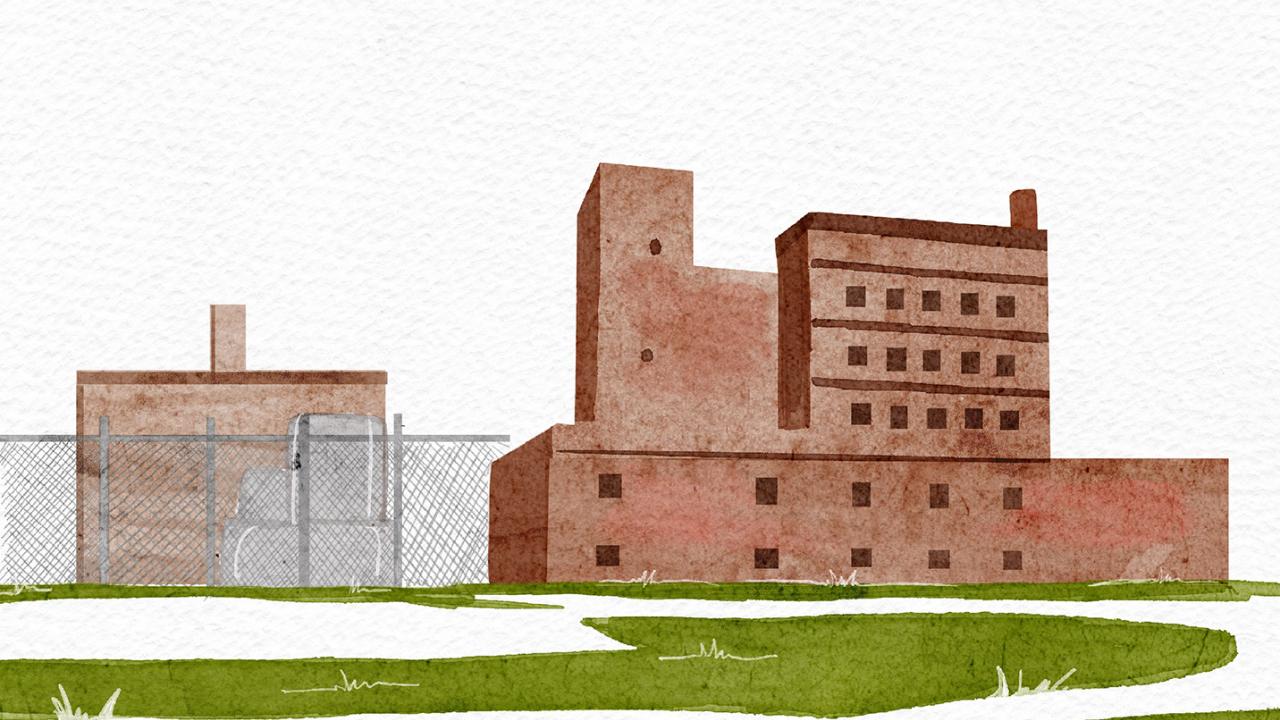 Illustration of Bernheim Distillery