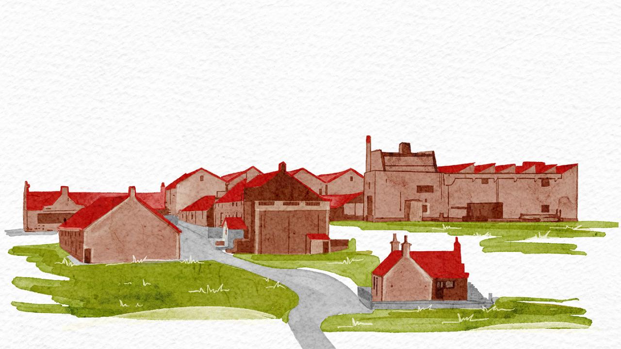 Illustration of Glenglassaugh Distillery