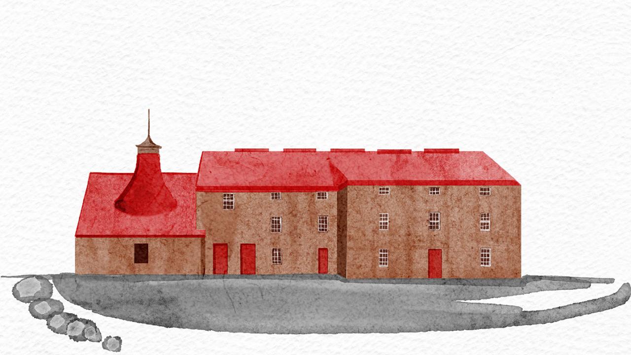 Illustration of Glenmorangie Distillery
