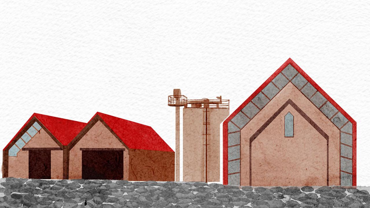 Illustration of Harris Distillery