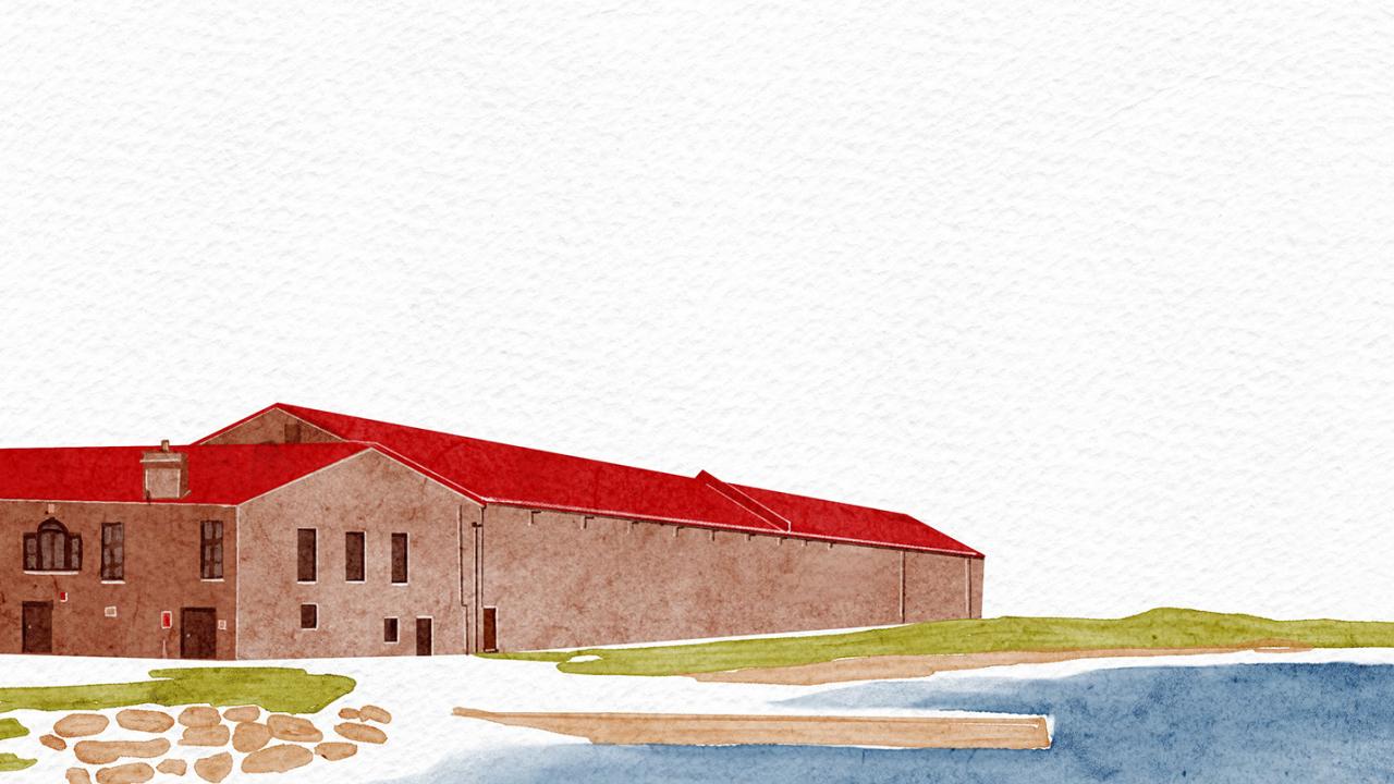 Illustration of Laphroaig Distillery