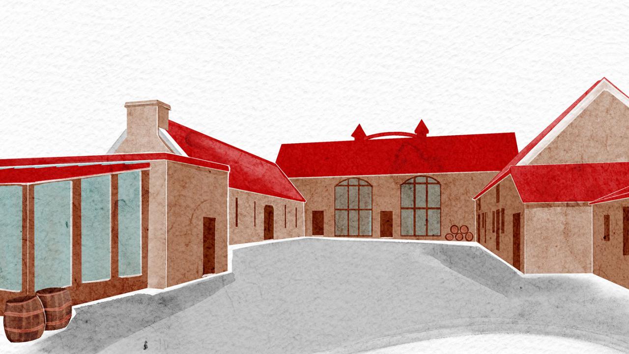 Illustration of Nc'nean Distillery