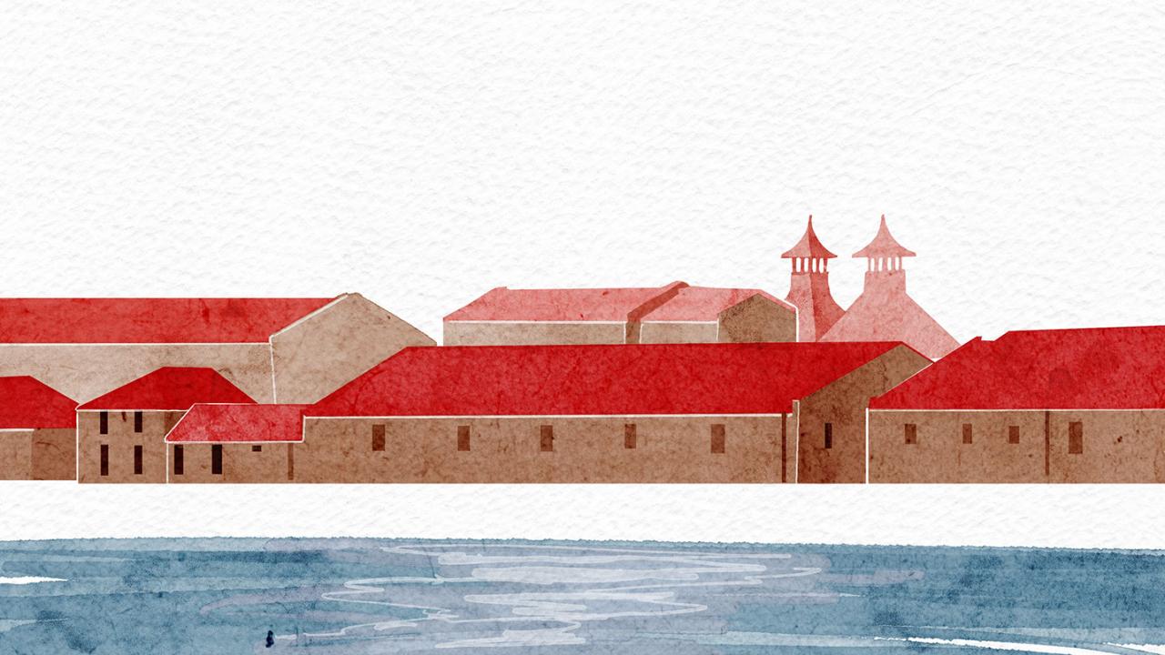 Illustration of Port Ellen Distillery