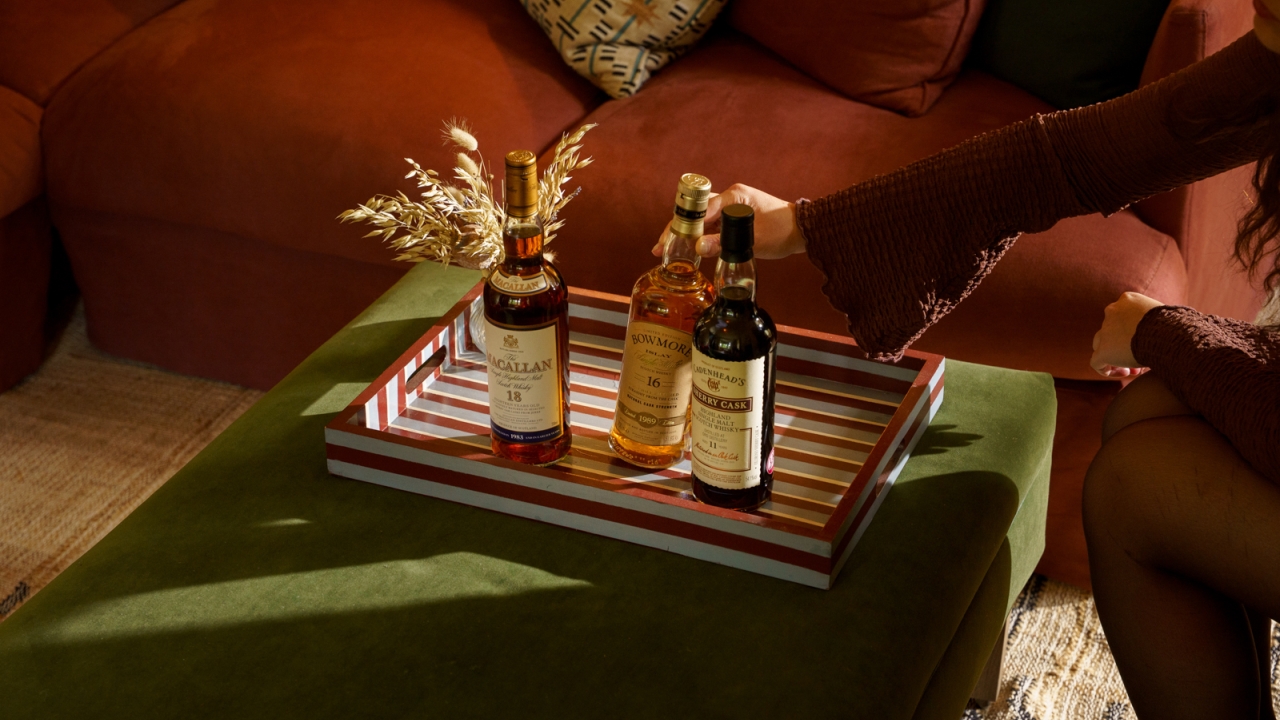 Bottles in Livingroom