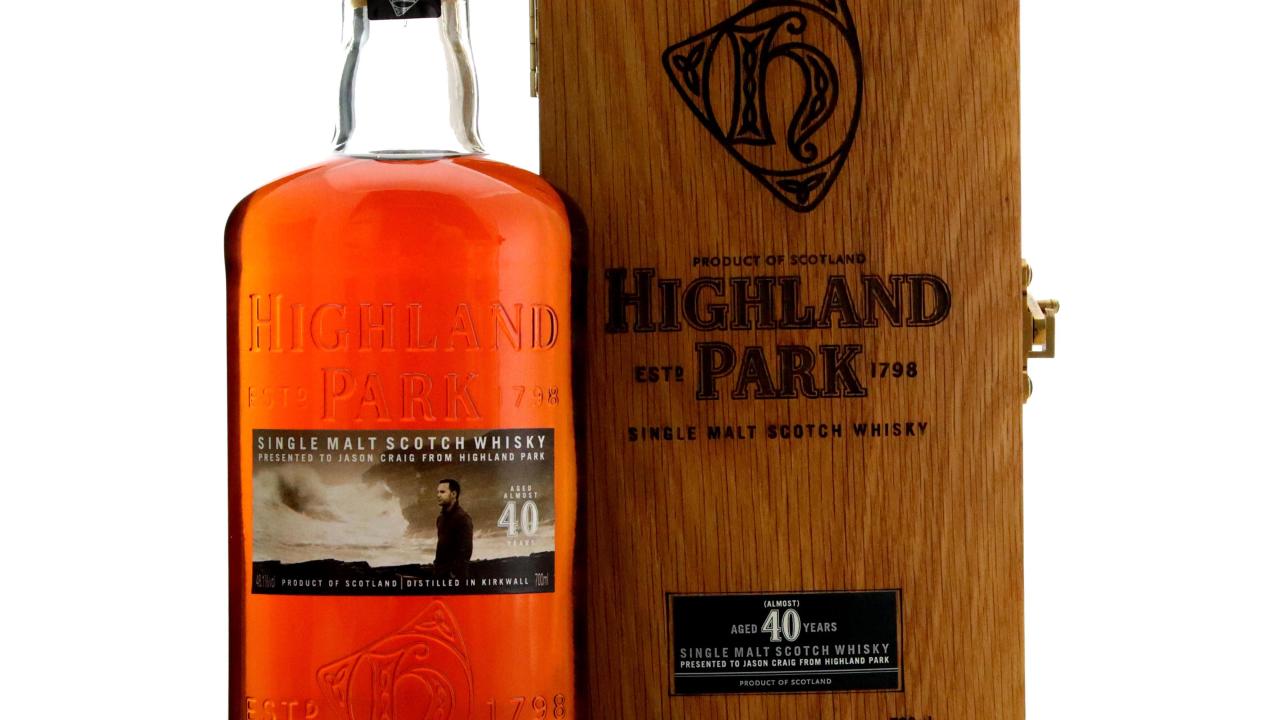 Highland Park Jason Craig (Almost) 40 Years Old Whisky | Whisky Auctioneer