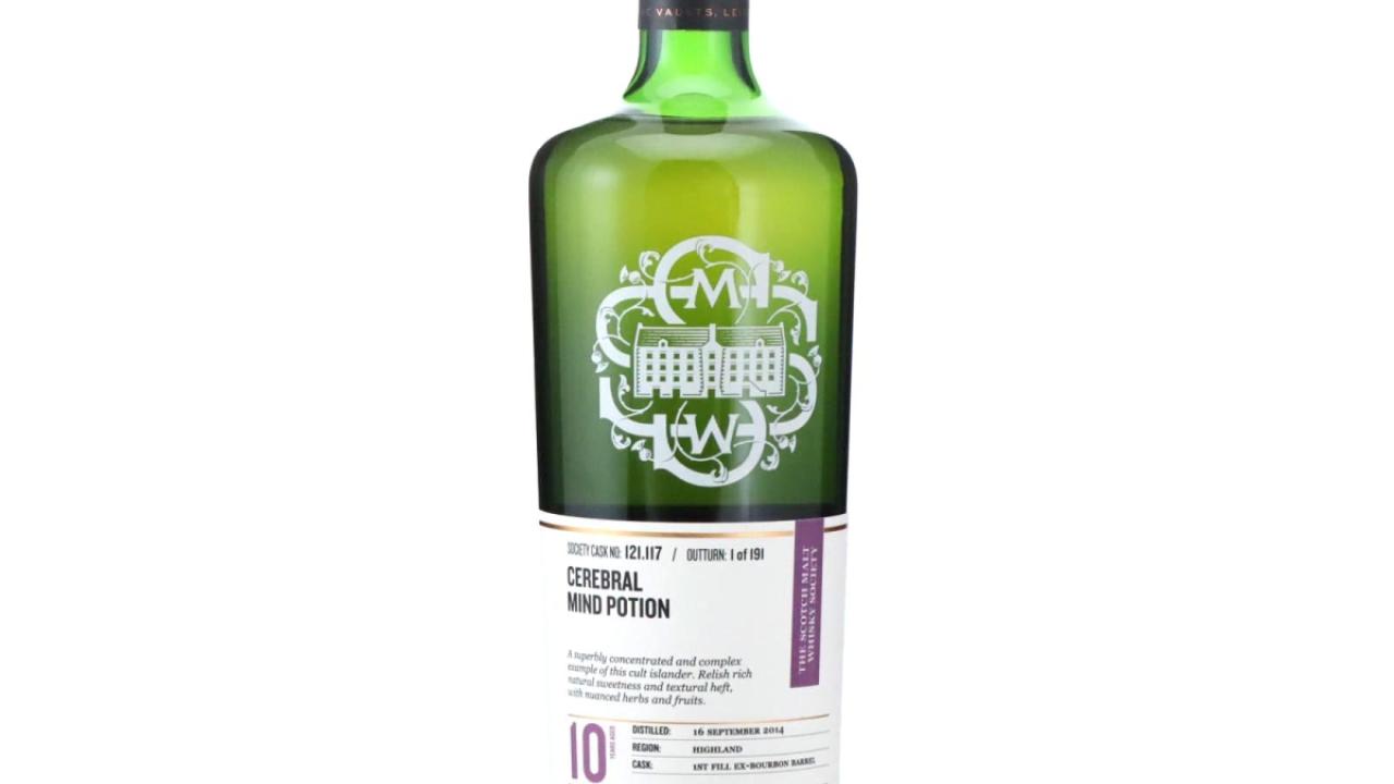 Arran 2014 SMWS 10 Year Old 121.117 - Cerebral mind potion Whisky ...