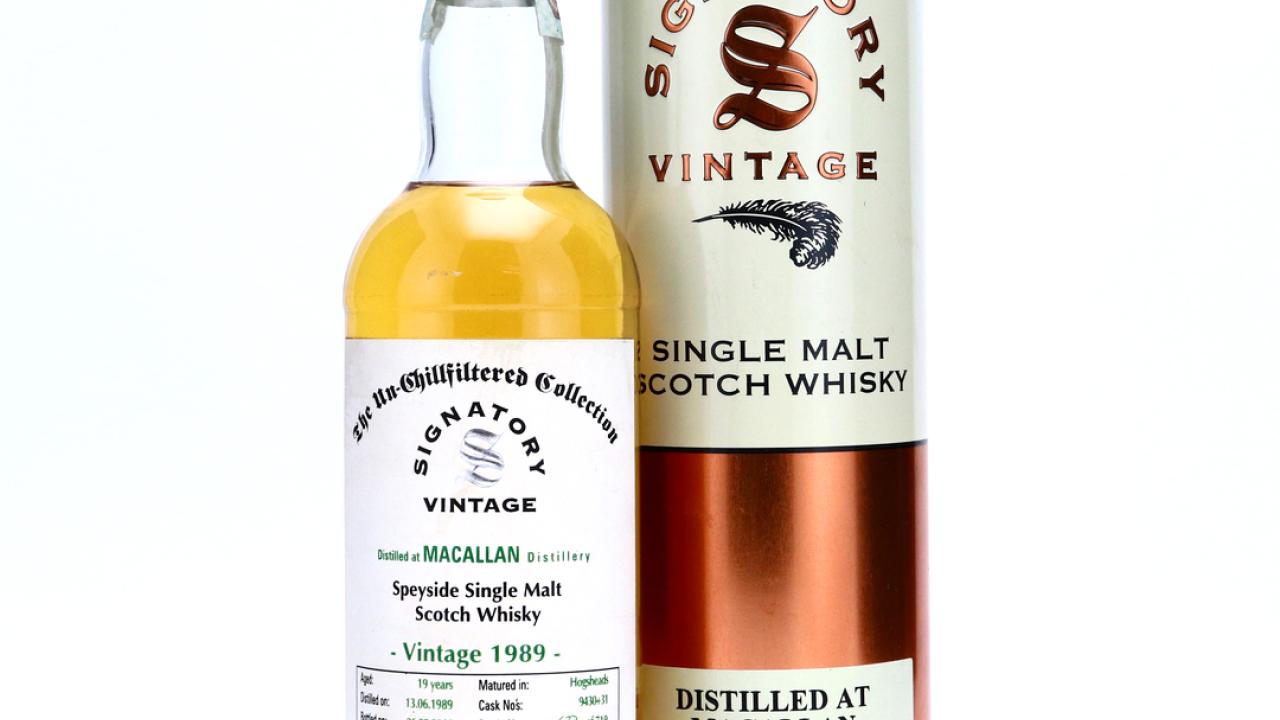Macallan 1989 Signatory Vintage 19 Year Old Whisky | Whisky Auctioneer