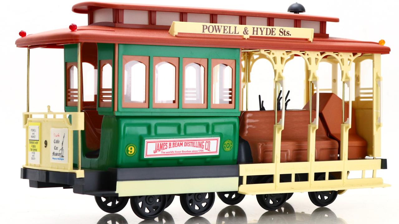 Jim Beam 100 Month Old San Francisco Cable Car Decanter Whisky