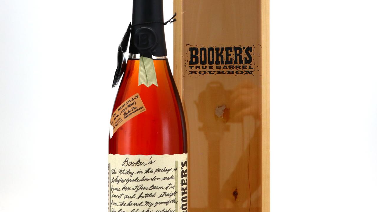 Booker's 7 Year Old Kentucky Straight Bourbon #C03-A-29 Whisky