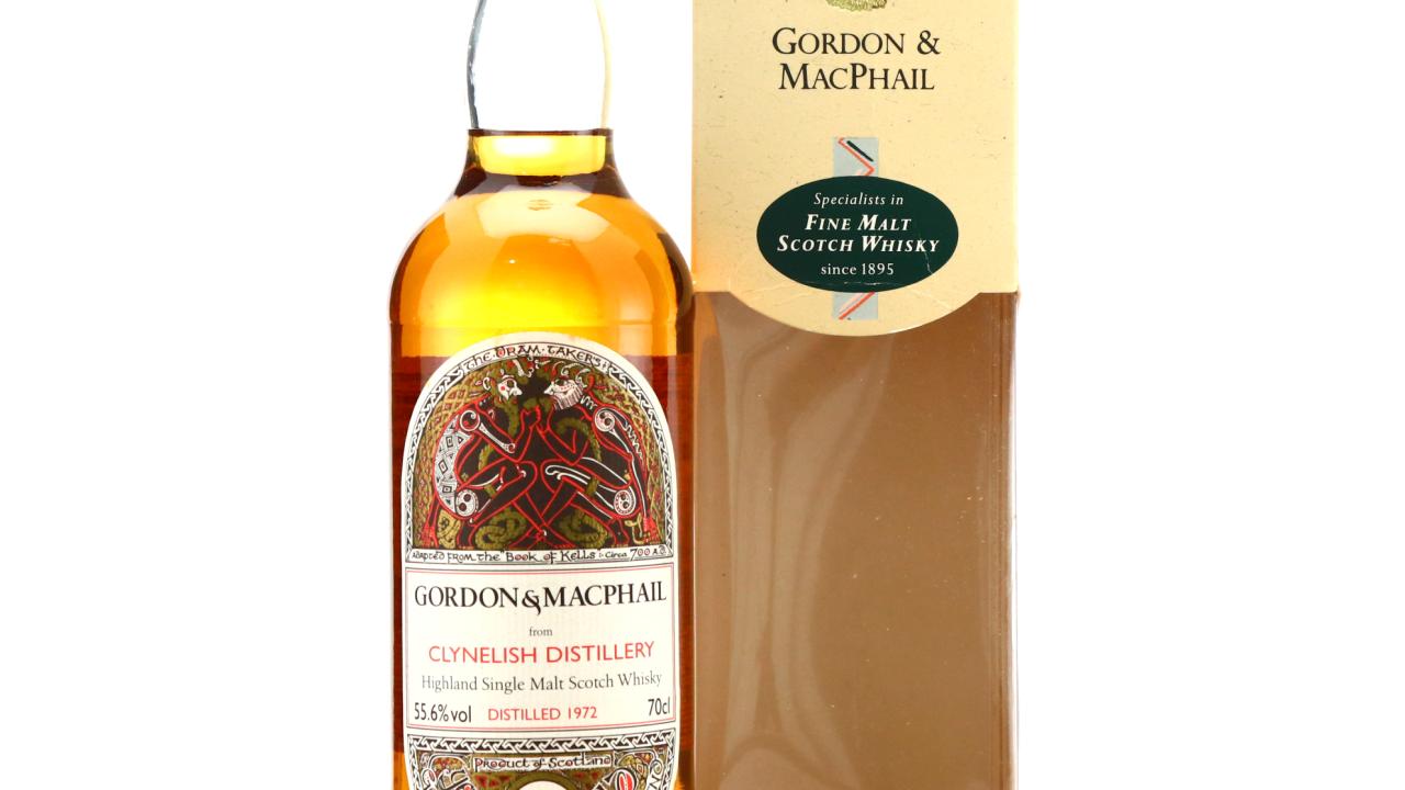 Clynelish 1972 Gordon and MacPhail 37 Year Old 'Book of Kells