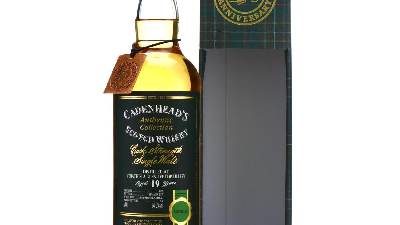 Strathisla 1997 Cadenhead's Authentic Collection 19 Year Old