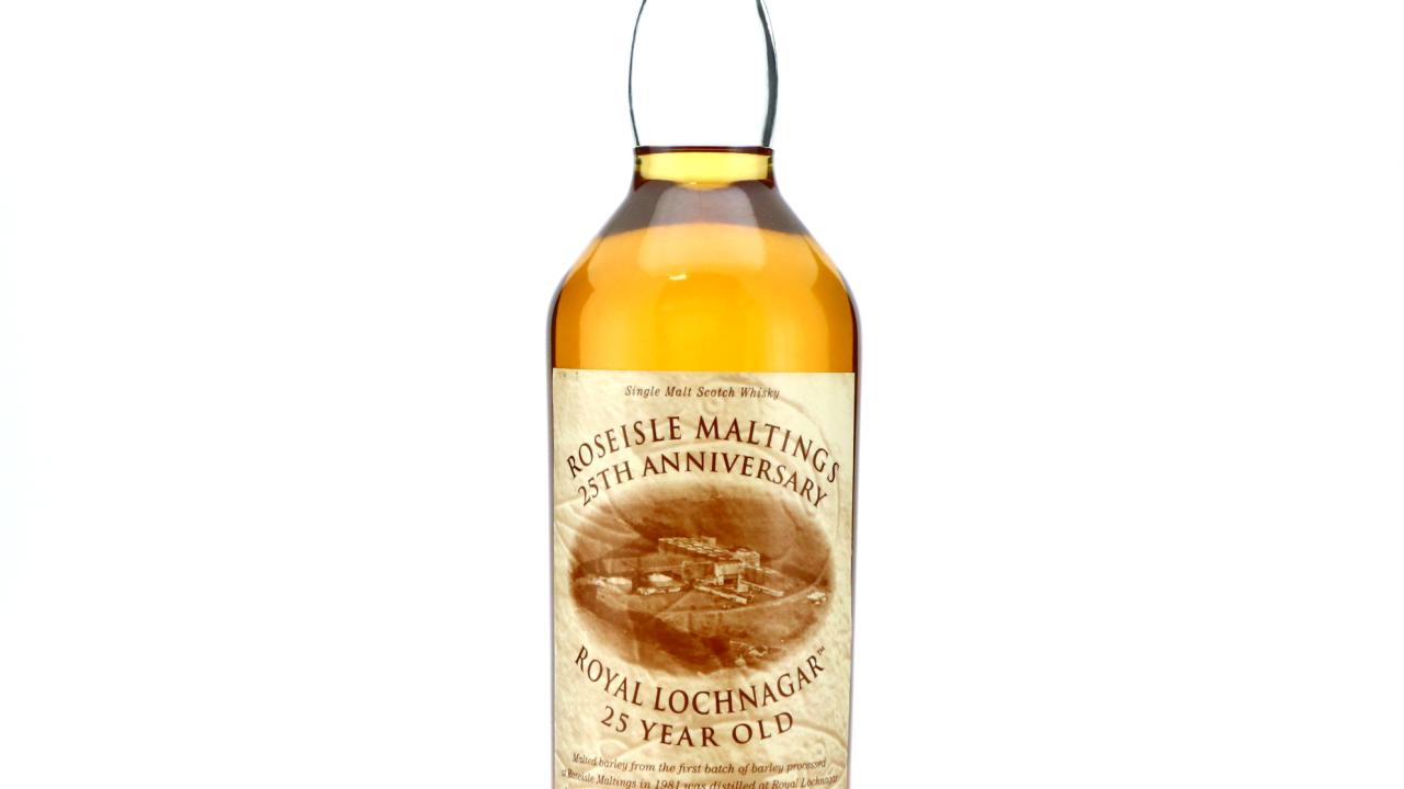 Royal Lochnagar 1981 Roseisle Maltings 25th Anniversary 25 Year