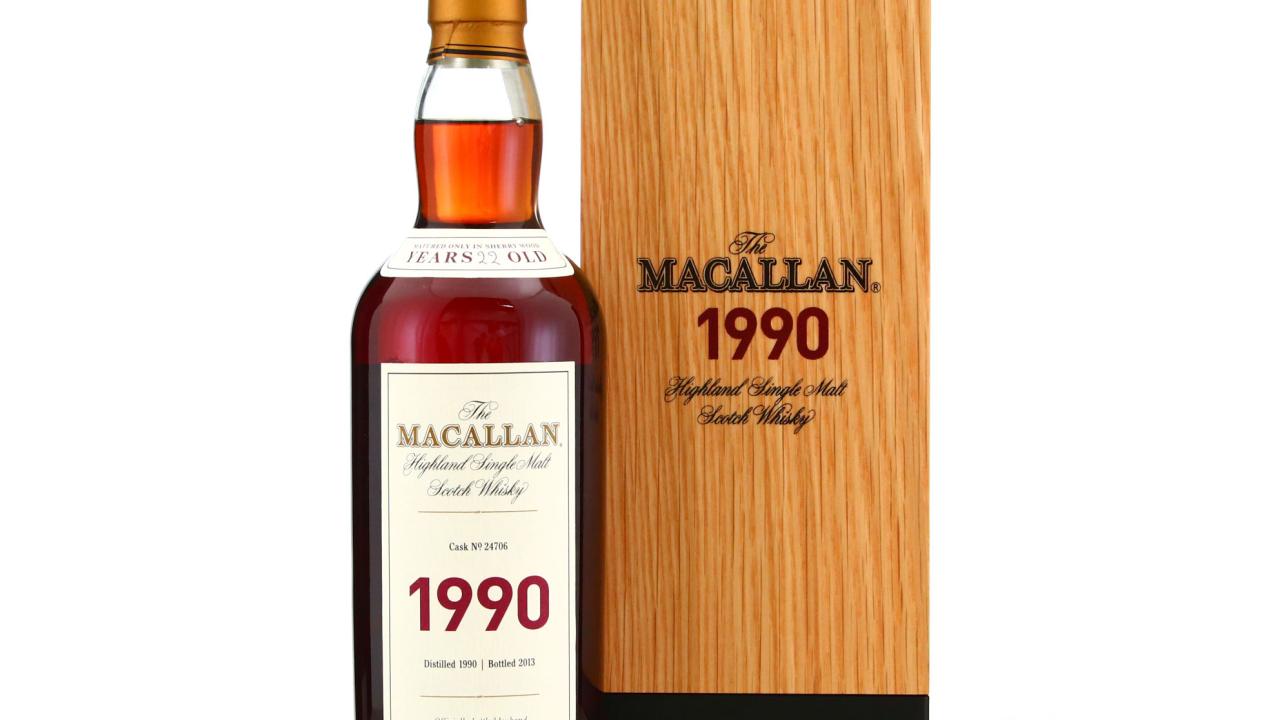 Macallan 1990 Fine & Rare 22 Year Old Whisky | Whisky Auctioneer