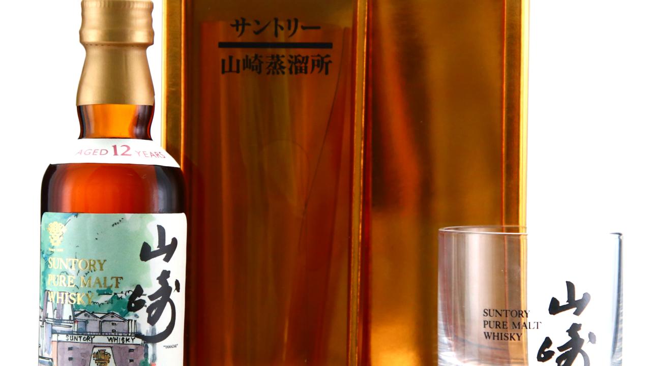 Yamazaki 12 Year Old Suntory Pure Malt - Illustration Label