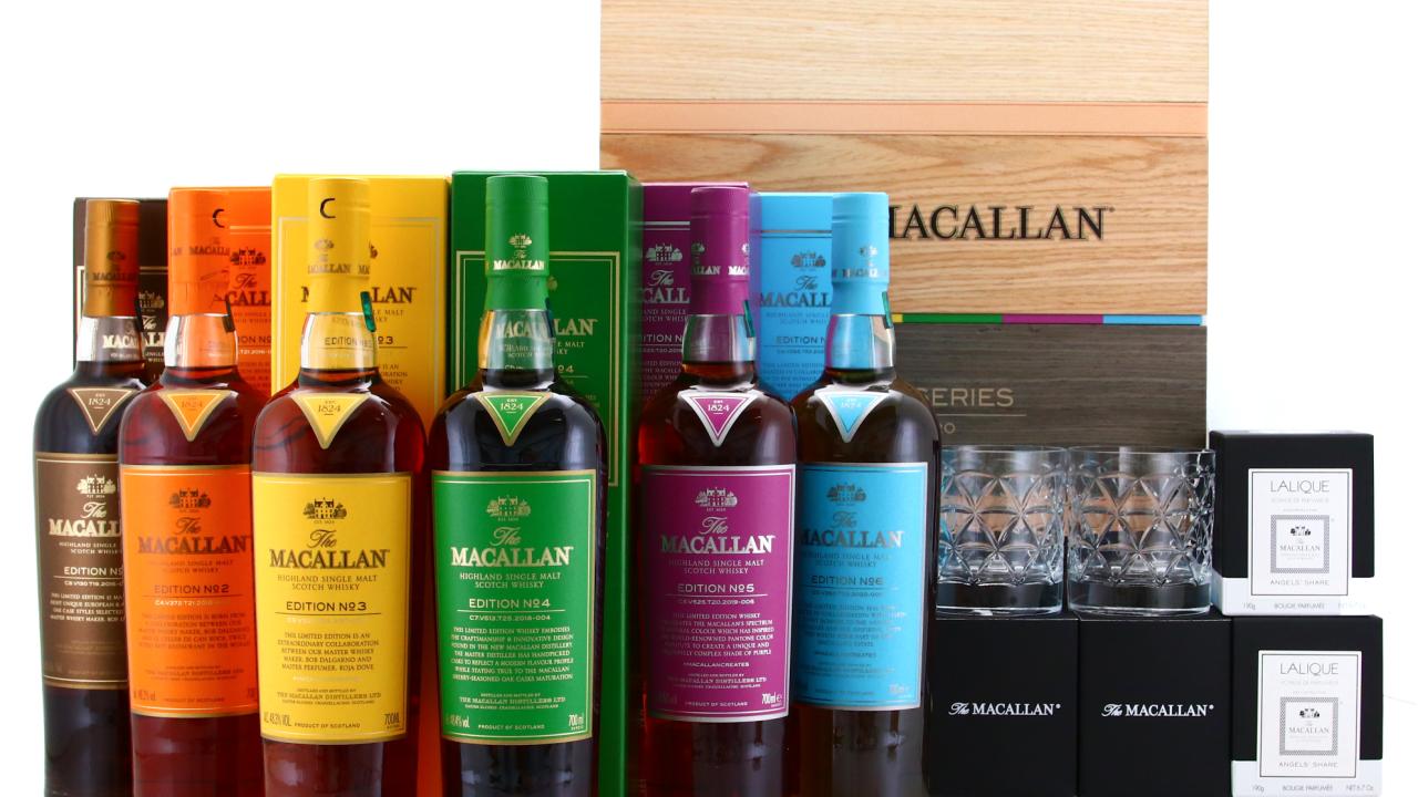 Macallan Edition No.1-6 Collection Box Set Whisky | Whisky Auctioneer