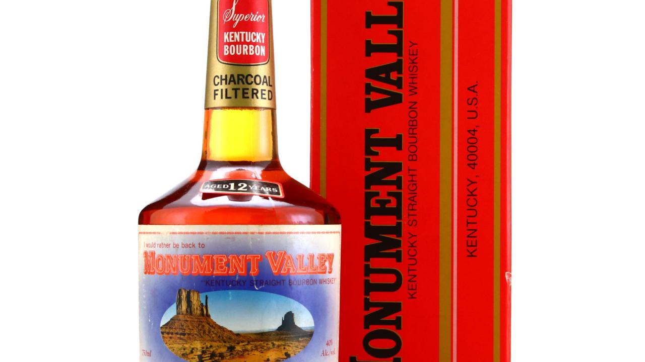 Monument Valley 12 Year Old Straight Bourbon Whisky | Whisky