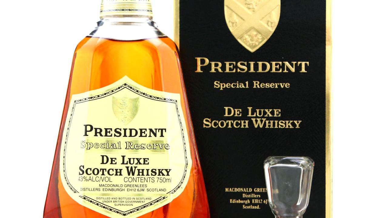President Special Reserve Scotch Whisky 1980s Whisky | Whisky
