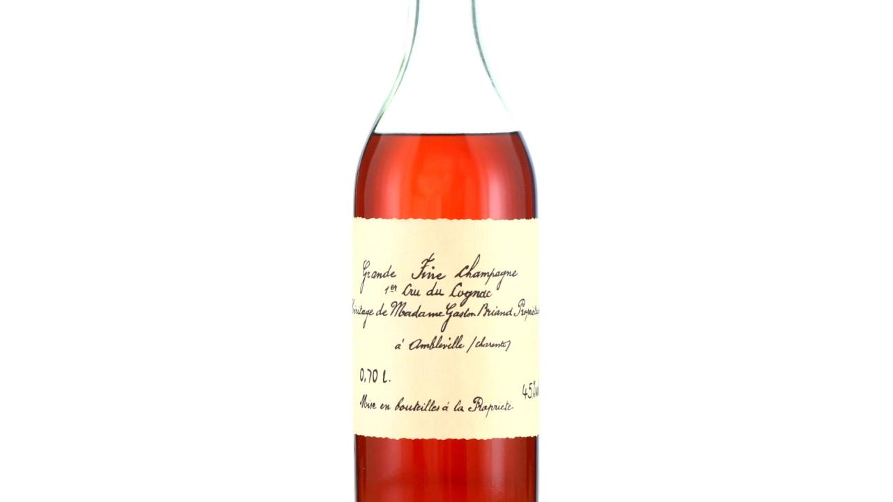 Heritage de Madame Gaston Briand Grande Fine Champagne Cognac Le