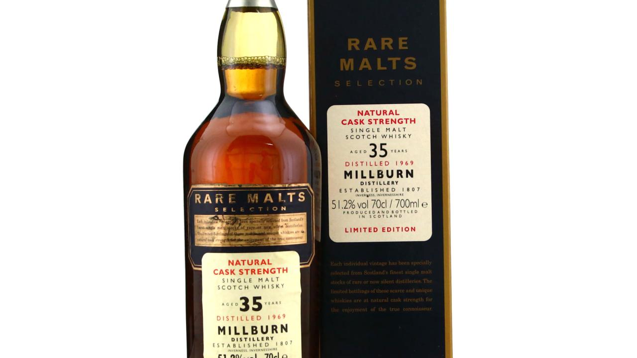 Rare Malts Selection Millburn 35年 Bonhams : Millburn-35 year old-1969
