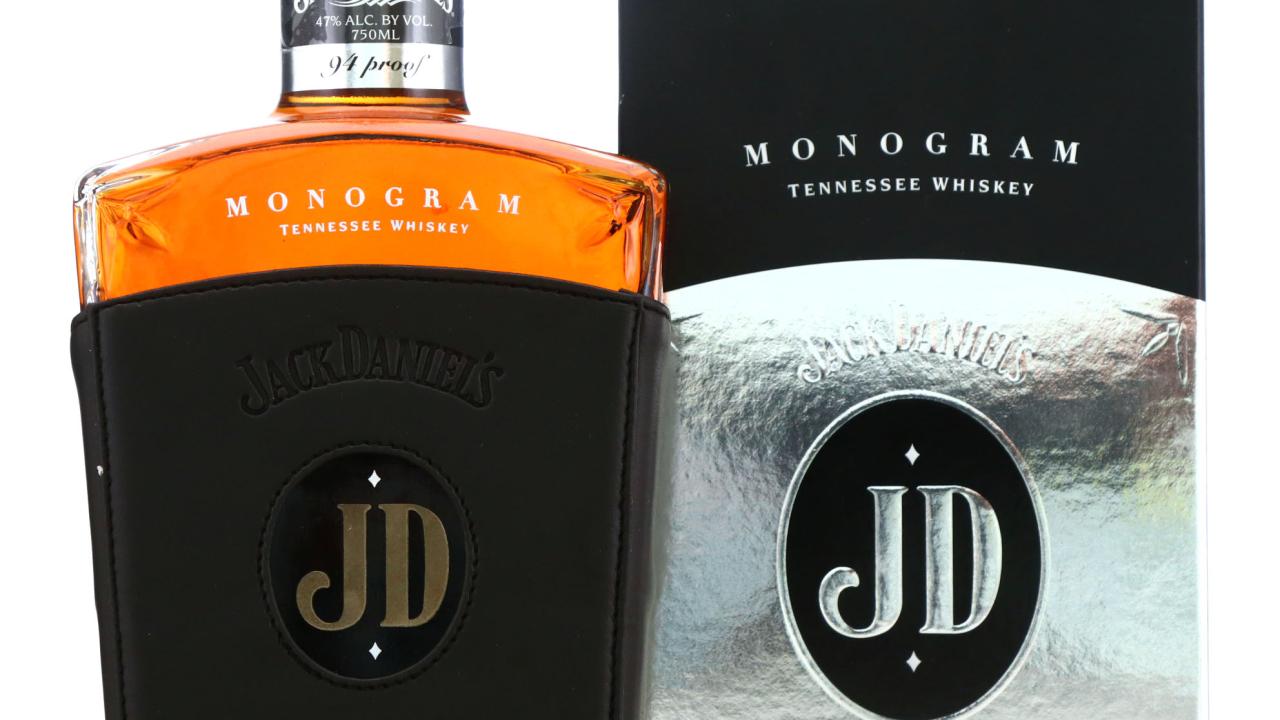ジャックダニエル モノグラム 750ml PROOF 94 ウキスキー 未開古酒