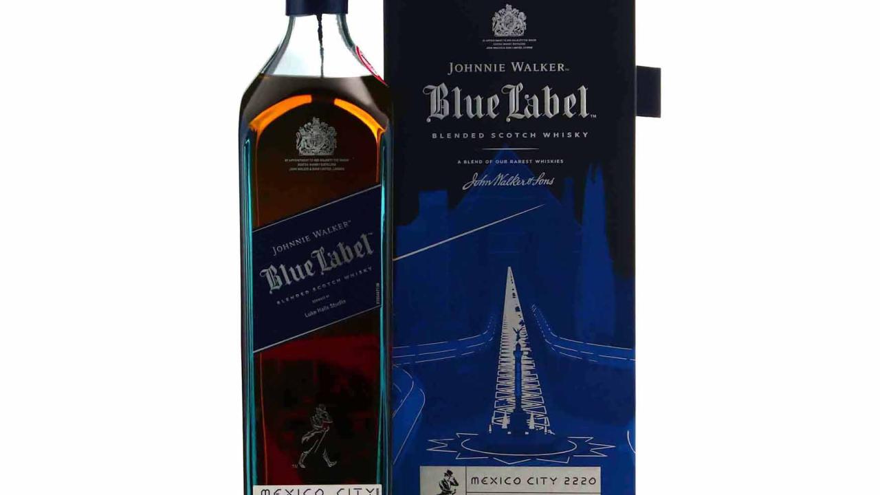 Johnnie Walker Blue Label Mexico City 2220 Cities of the Future