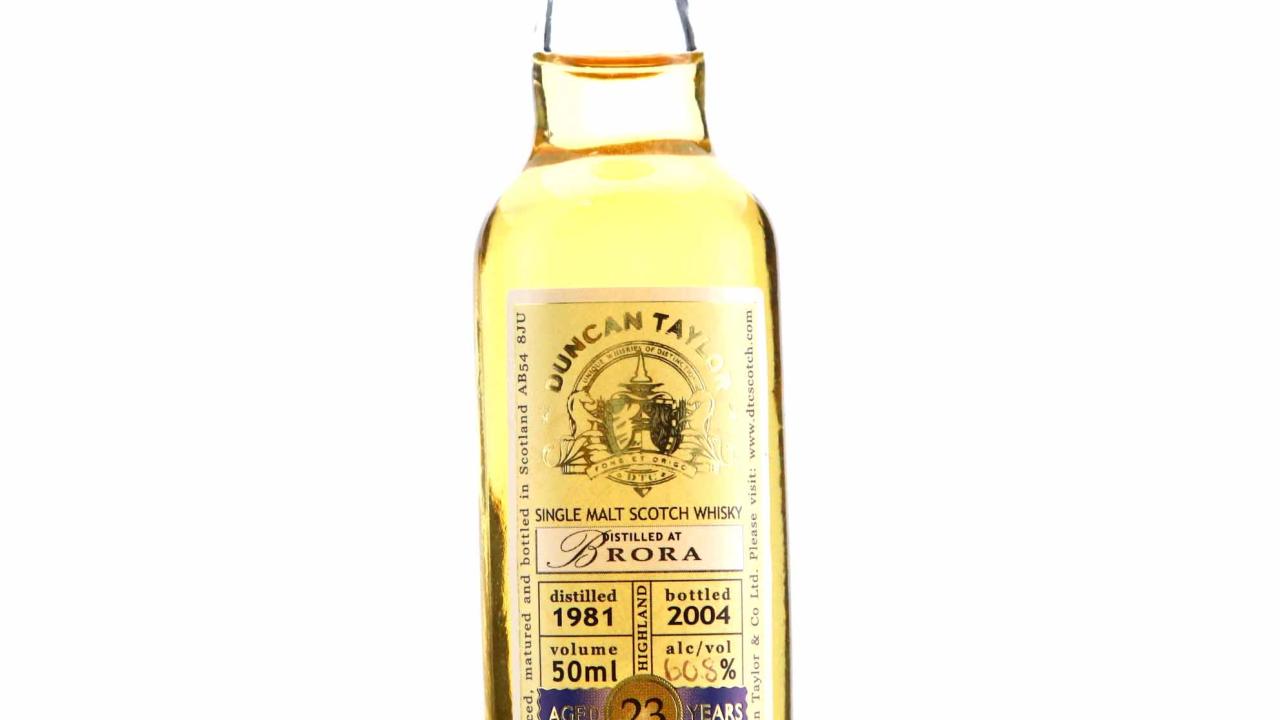 Brora 1981 23 Year Old Miniature Whisky | Whisky Auctioneer