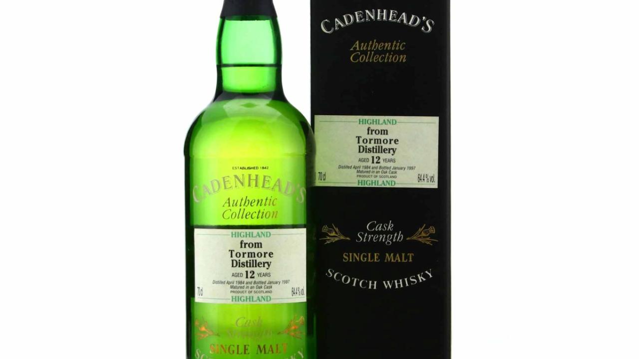 Tormore 1984 Cadenhead's Authentic Collection 12 Year Old Whisky