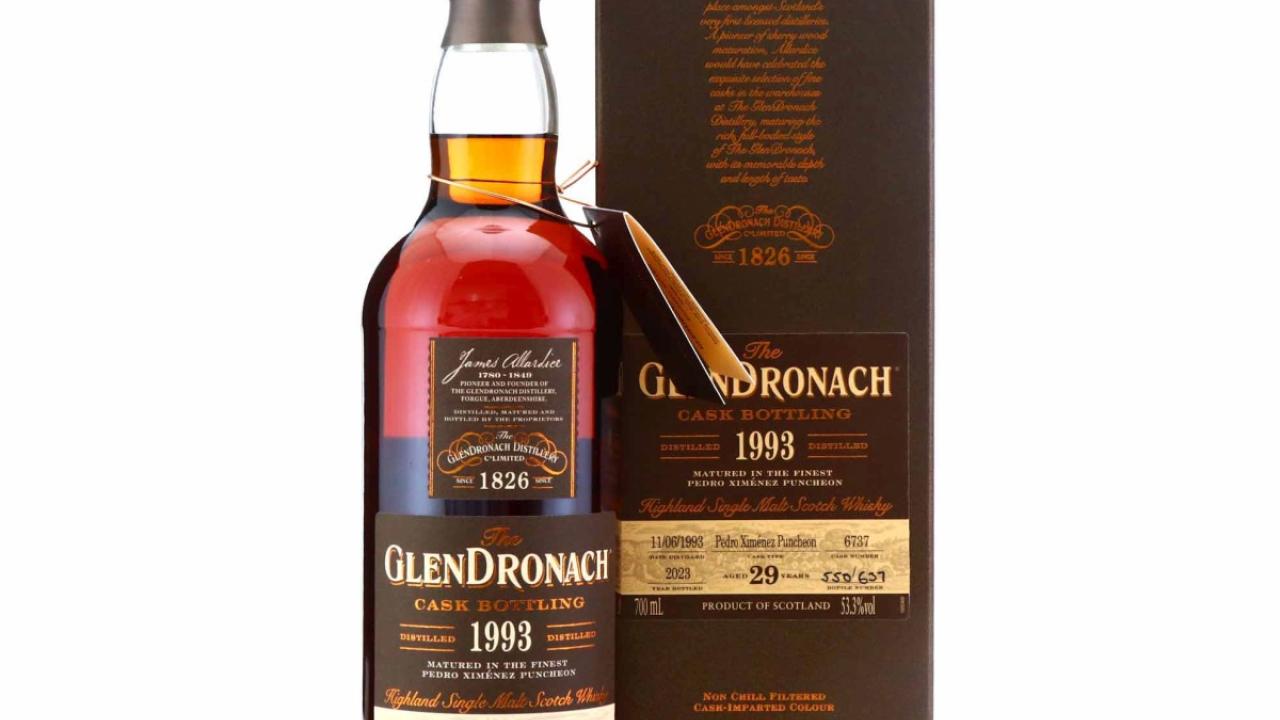 Glendronach 1993 Cask Bottling 29 Year Old Whisky | Whisky Auctioneer