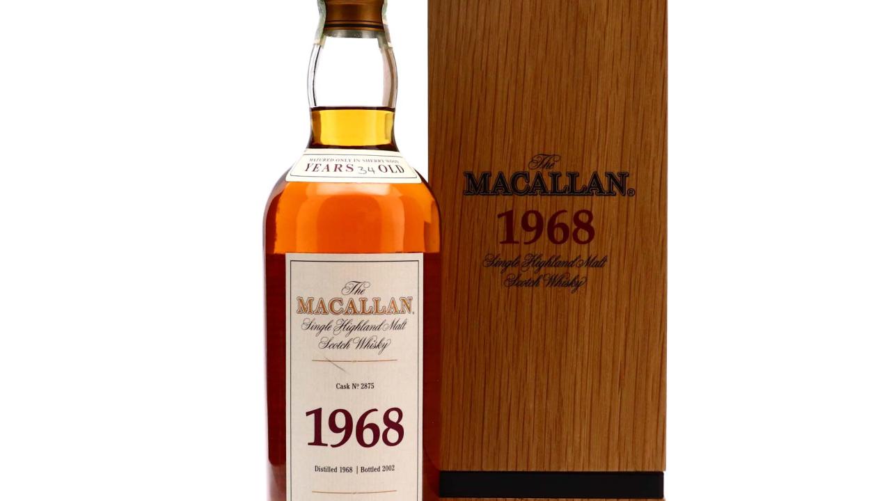 Macallan 1968 Fine & Rare 34 Year Old Whisky | Whisky Auctioneer