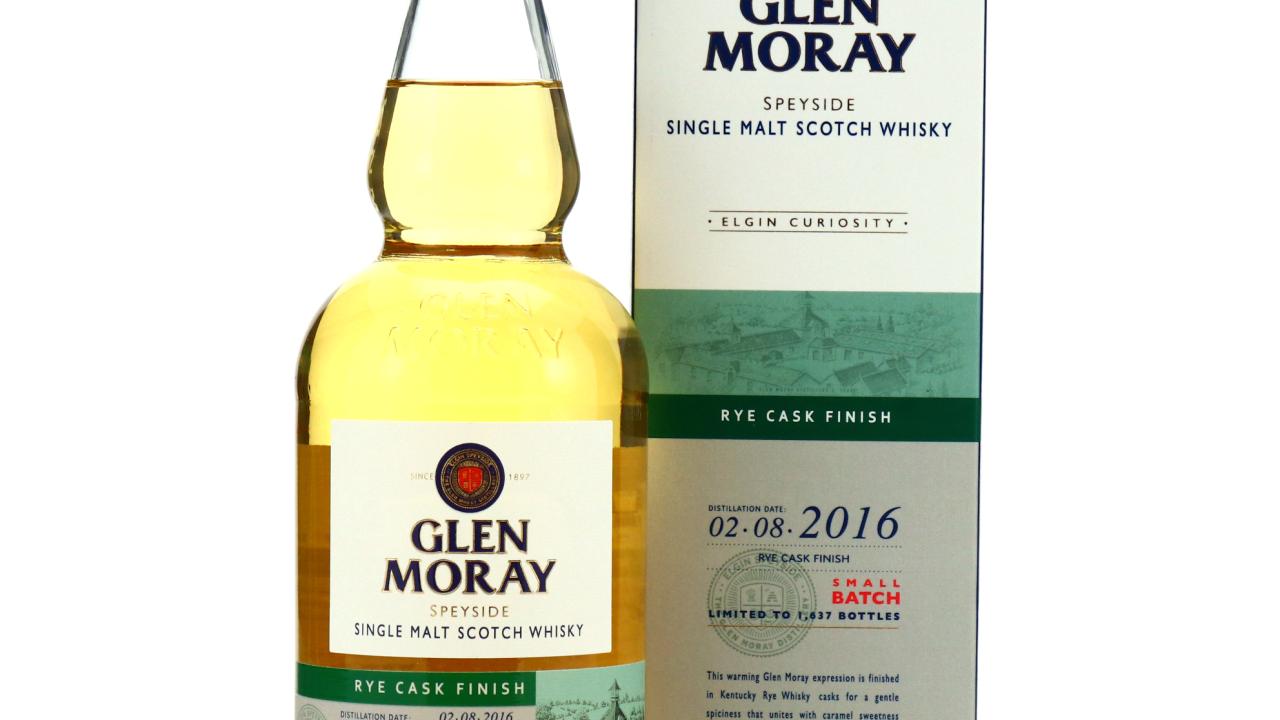 Glen Moray 2016 Elgin Curiosity Rye Cask Finish Whisky | Whisky Auctioneer
