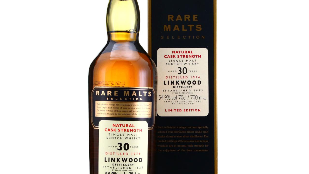 Rare Malts Selection Linkwood 1975 空瓶 Linkwood 1974 Rare Malts Selection 30 Year Old Whisky | Whisky