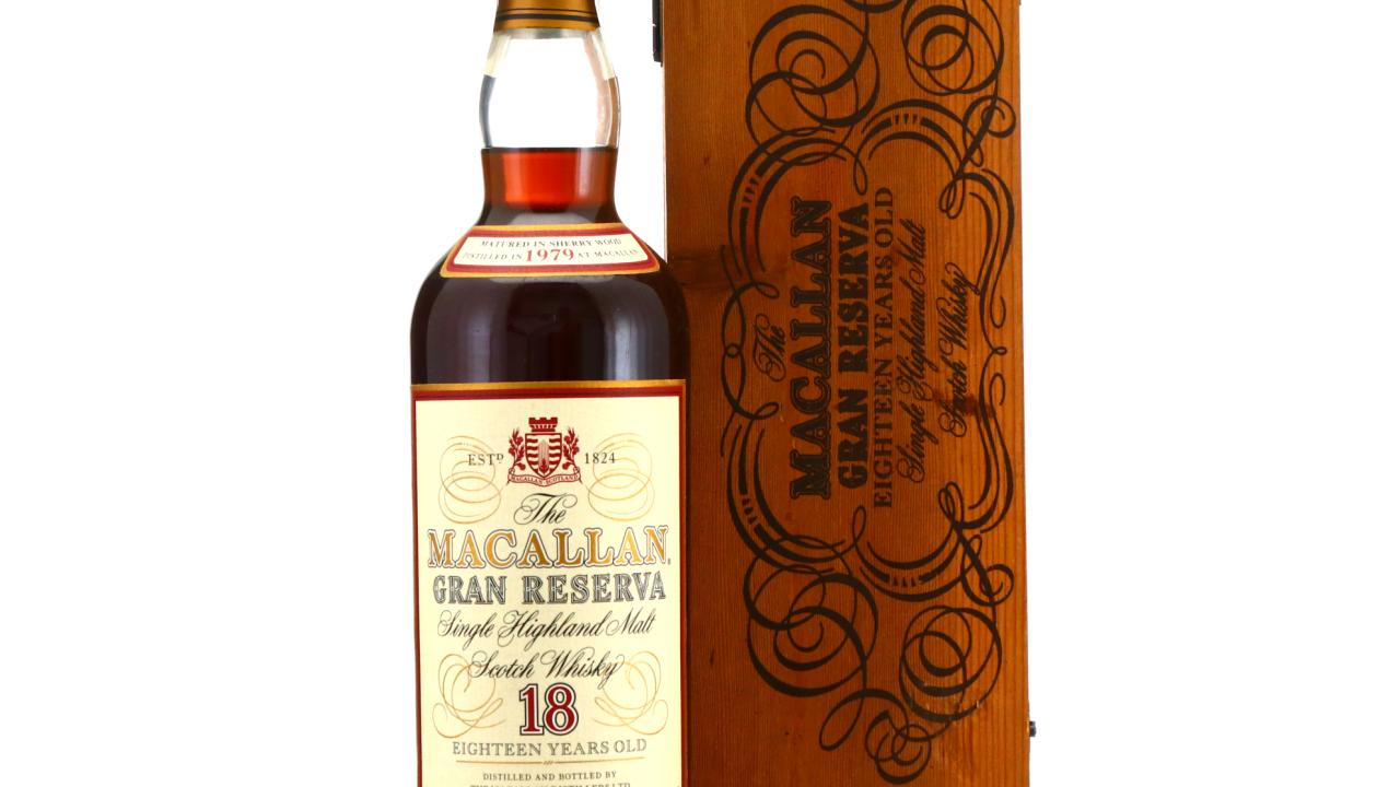マッカラングランレゼルバ18年1980年 MACALLANGRANRESERVA マッカラングランレゼルバ18年1980年 MACALLANGRANRESERVA