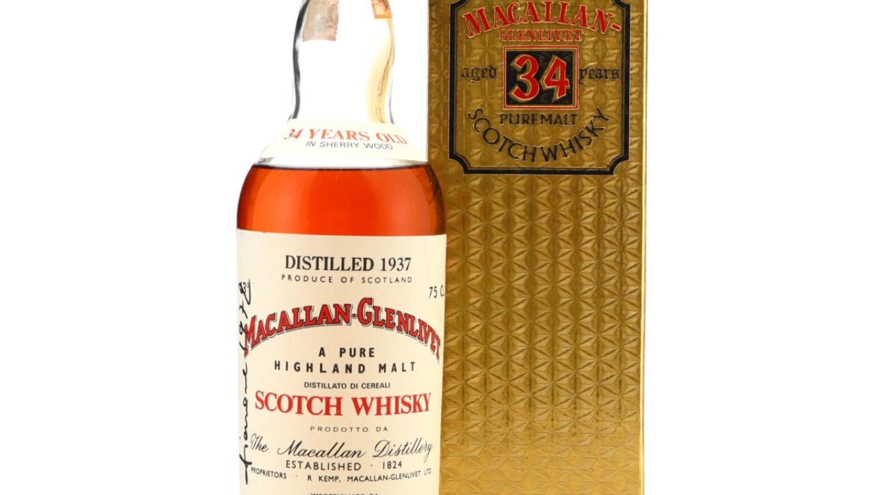 Macallan 1937 Gordon and MacPhail 34 Year Old &frasl; Edward