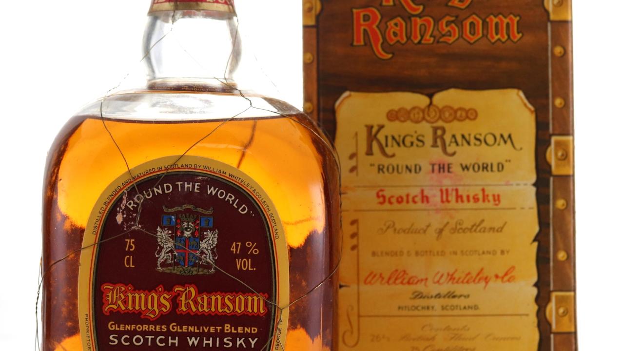 King's Ransom 'Round The World' Scotch Whisky 1970s Whisky | Whisky ...