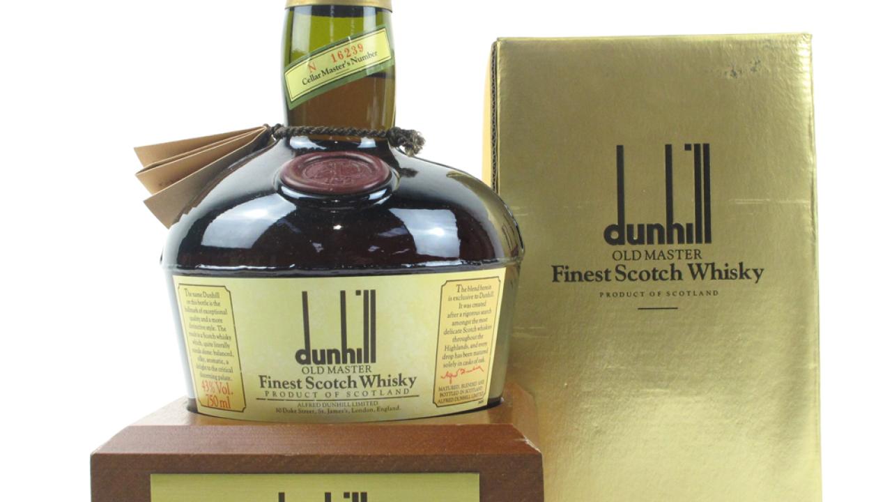 Old Master Dunhill Finest Scotch Whisky Review Of Alfred Dunhill