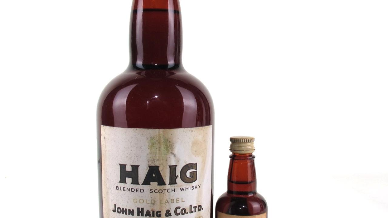 Haig's Gold Label 1960s / includes Miniature Whisky | Whisky Auctioneer