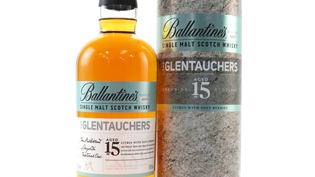Glentauchers 15 Year Old / Ballantine's Whisky | Whisky Auctioneer