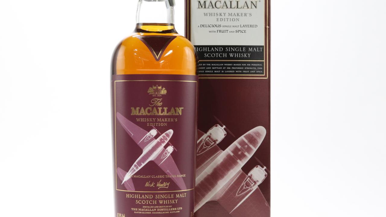 Macallan Whisky Maker's Edition - Nick Veasey Classic Travel Range
