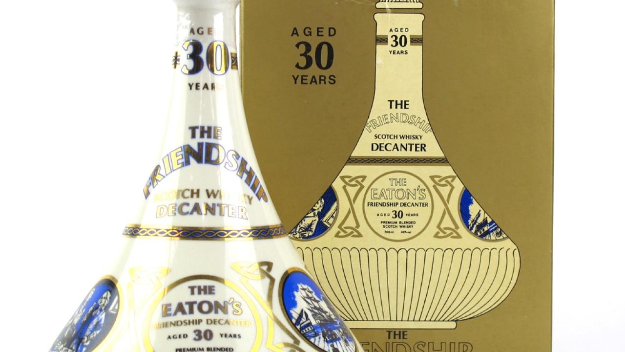The Eaton’s 30Year Friendship Decanter The Eaton's 30 Year Old Friendship Decanter : The Whisky Exchange