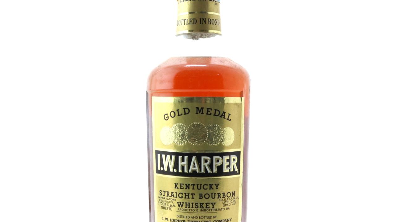 I.W. Harper Gold Medal Bottled in Bond Kentucky Bourbon - Stock 
