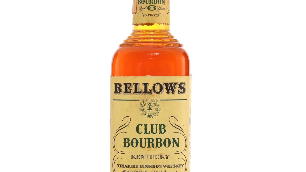 Bellows 6 Year Old Club Bourbon 1970s Whisky | Whisky Auctioneer