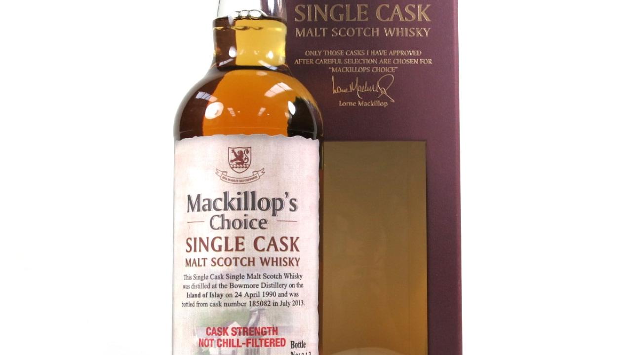 Bowmore 1990 Mackillop's Choice Whisky | Whisky Auctioneer