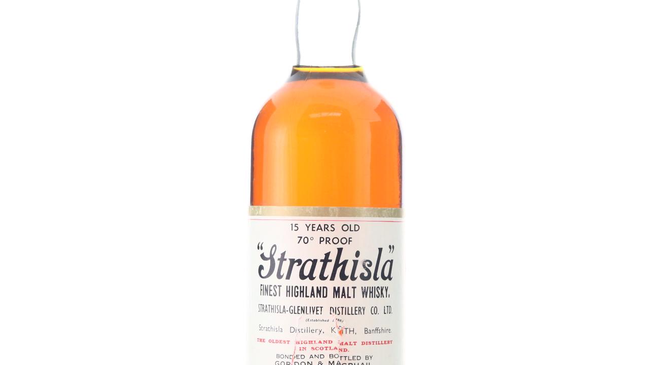 Strathisla 15 Year Old Gordon and MacPhail 1970s Whisky | Whisky