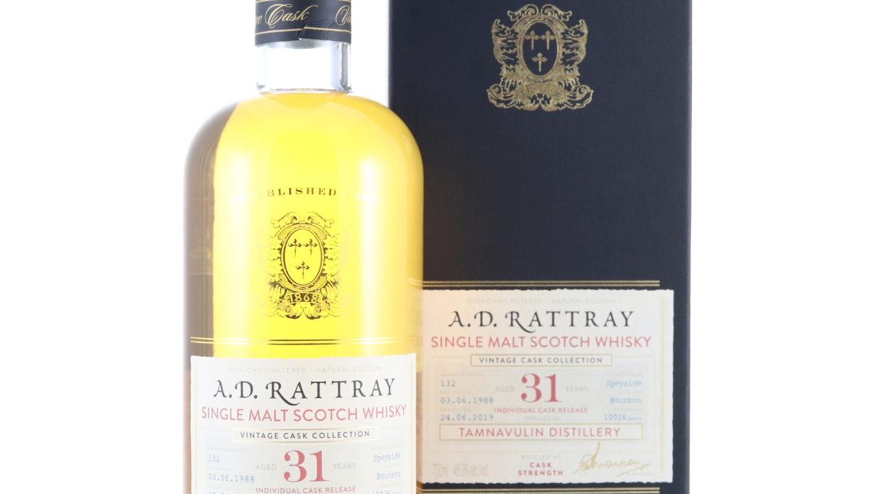 Tamnavulin 1988 A.D. Rattray 31 Year Old Whisky | Whisky Auctioneer