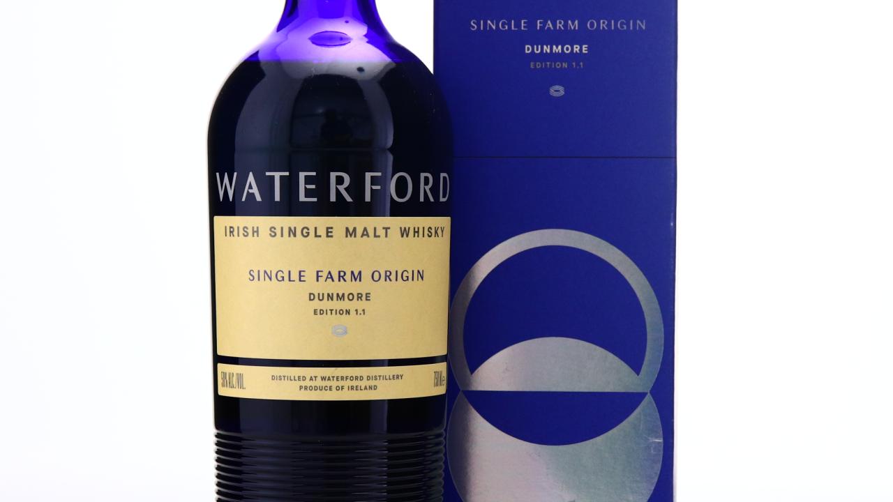 Waterford Single Farm Origin Edition 1.1 75cl - Dunmore - US Whisky ...