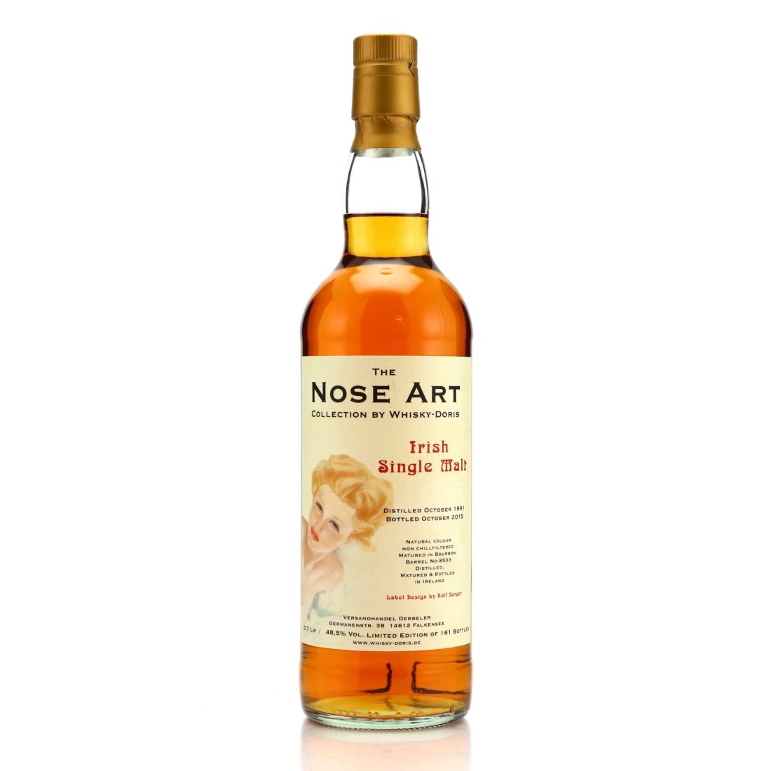 Irish Single Malt 1991 Whisky-Doris Nose Art 