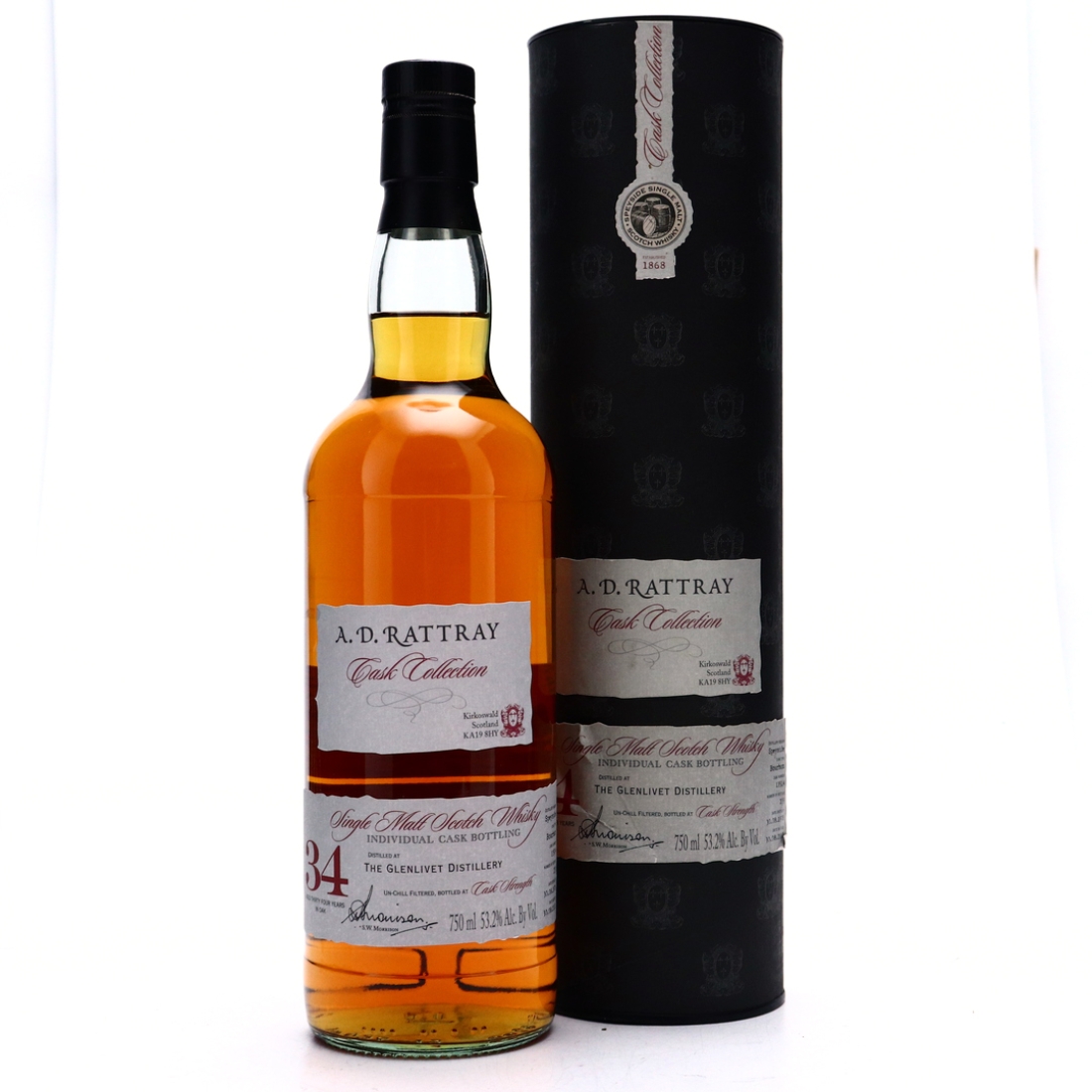Glenlivet 1978 A.D. Rattray 34 Year Old 75cl / US Import